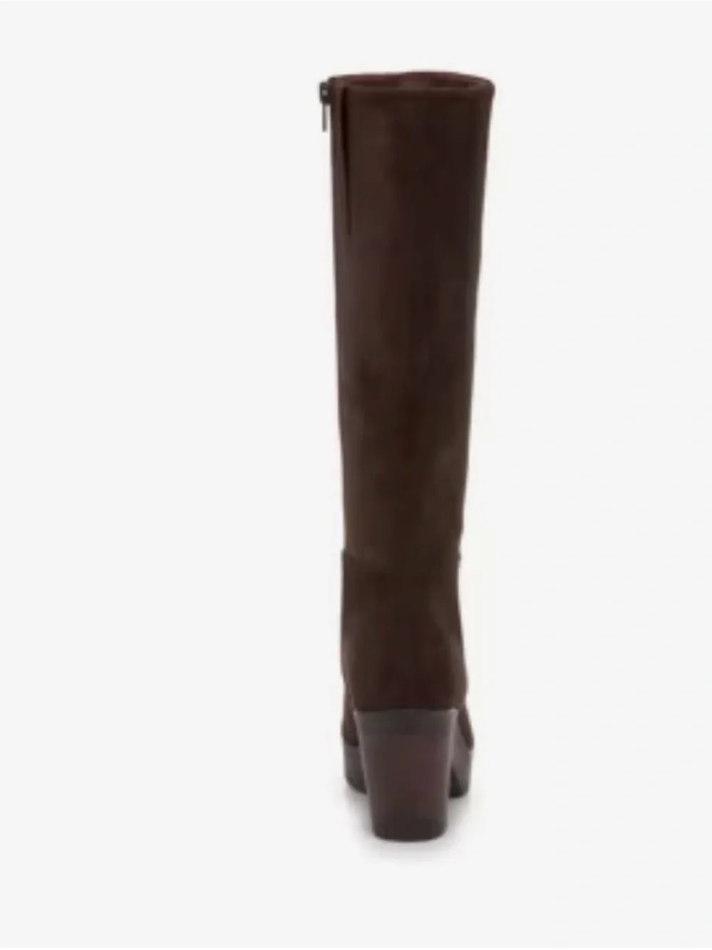 b.o.c. Born Concept Brown Faux Suede Knee High Wedge Boots Women’s Size 7M